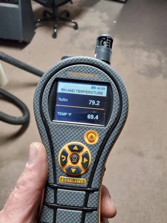 Moisture meter humidity assessment for Mold Remediation & Removal in Lawrenceville